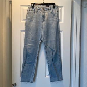 AG Vintage high waisted tapered leg, the Phoebe Jean, size 28R.